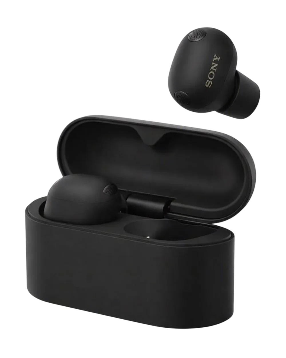 Sony earbuds repair with wireless earbuds and charging case